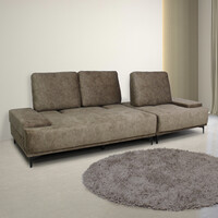 Fabric Push Back 3 Seater Sofa 9086  